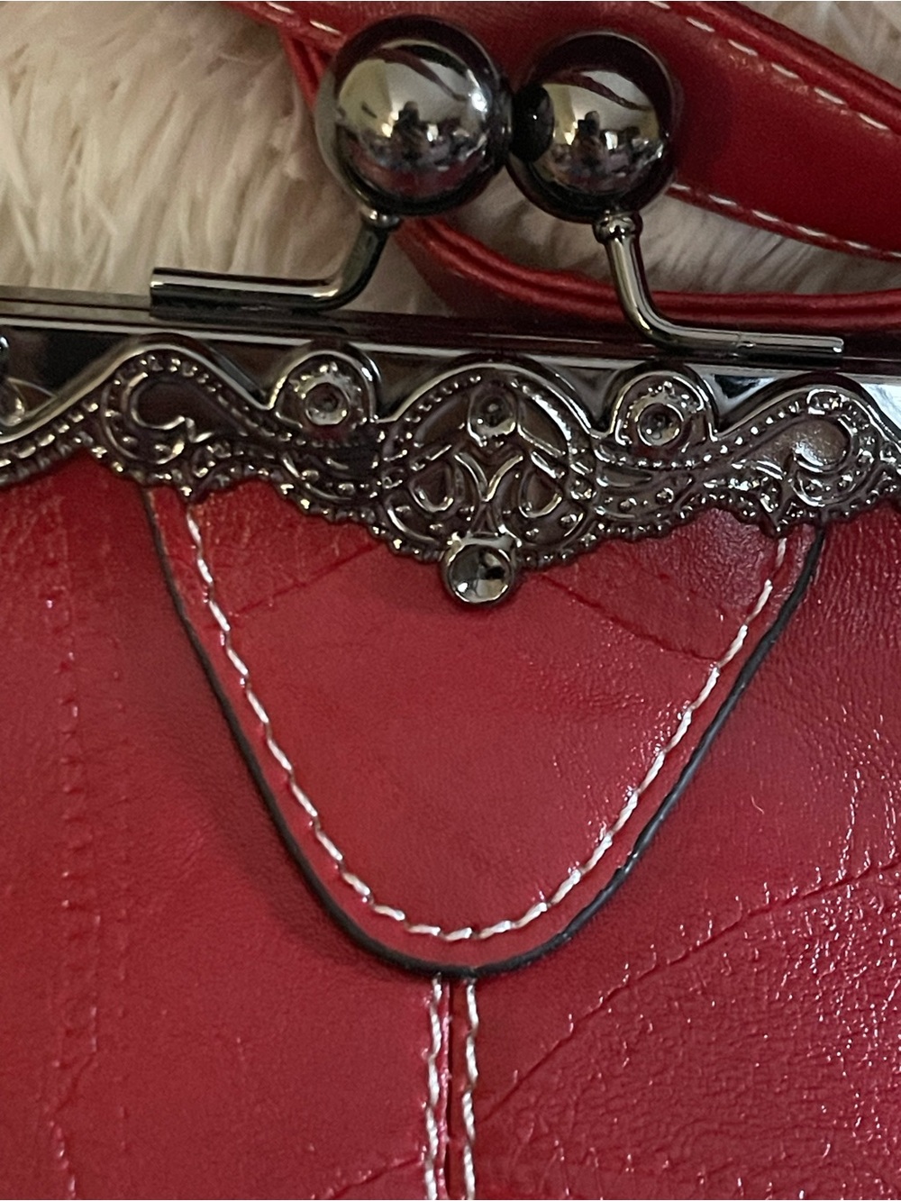 like new retro, large coin, purse bag gunmetal hardware bundle - Picture 2 of 5